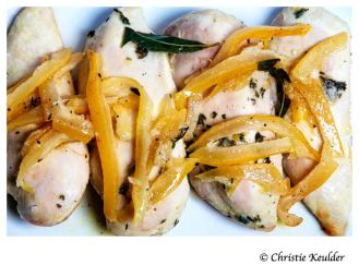 Chicken Breasts with Preserved Lemon. PHOTO: CHRISTIE KEULDER